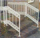 Harringbone Wrought Iron Railing